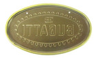 1950 s Bugatti Metal Car Emblem Plaque Wheaties Cereal Premium