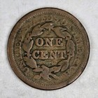 1848 Coronet Head Large Cent - Type Coin - Circulated - Free Shipping 