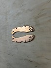Scikio Custom Spyderco Delica 4 Copper Handle Scales