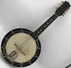 Antique Cuckoo Banjo Mandolin In Case 585mm With 8 Banjolin Replacement Strings
