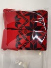 Vintage 80 s Deadstock Wool Red   Navy Snowflake Ski Knicker Knee Socks  O s