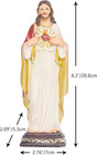 Jesus Statue Sacred Heart Jesus Christ Figure Catholic Figurine Religious Indoor