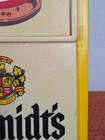 Schmidts Beer Philadelphia  Vintage Yellow Vertical Plastic Lighted Sign As Is