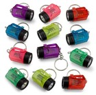 108 Total Mini Bulb Flashlight Key Chains - Party Favor Bright Light   9 Dozen 