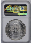 Ms69 1986 American Silver Eagle - Graded Ngc No Spots - Bright White