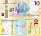 Curacao   St Maarten Set 3 Unc 10 20 50 Gulden 2025 P 1 2 3 Anglefish Turtle New