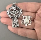 St  Saint Patrick Shamrock Rosary Centerpiece   Crucifix Irish Rosaries Set B