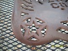 Vintage Rock Island Plow Co  Cast Iron Implement Seat