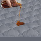 Waterproof Crib Mattress Protector 52x28 Quilted Fitted Noiseless Pad Cover