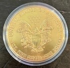 1 Oz  Gold Plated 2015 Silver Eagle