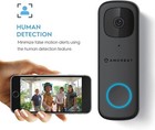 Amcrest 4mp Video Doorbell Camera Pro 2 4 Ghz Wifi Outdoor Smart 164   Angle -