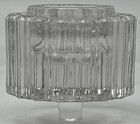Vintage Clear Glass Inkwell Reservoir Insert With Glass Stem