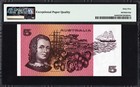 Australia 5 Dollars P44d R208 1983 Johnston Stone Pmg65 Gem Unc Epq Note Scarce