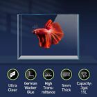 3 Gallon Clear Glass Fish Tank Rimless Low Iron Aquarium For Betta nano goldfish