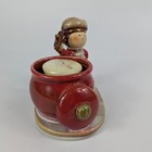 Yankee Candle Holder Christmas Girl With Cookie Jar Gingerbread Tea Light Votive