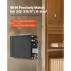 Uimoso 9kw Steam Generator Controller For Home Sauna Spa And Auto Drain System