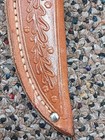 Vintage Western Usa 648 Leather Knife Sheath Scabbard Oak   Acorn Boulder Co