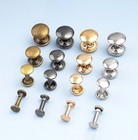 Double Cap Rivets Round Spike Stud Tool Leather Craft Bag Belt Kits Strap Metal