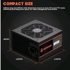 Aresgame Agv Series 500w Power Supply  80 Plus Bronze Certified  Non Modular Pow