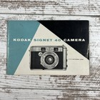Kodak Instruction Guide Book manual ephemera Lot  signet 40 automatic 35 Camera 