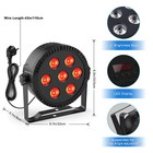4x U king 105w 7 Led 4in1 Rgbw Par Can Light Dmx Show Party Stage Lighting Club