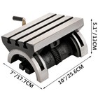Tilting Milling Table Tilting Angle Milling Machine 10x7inch Adjustable Plate