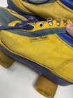 Vintage Blue   Yellow Roller Skates Derby Unisex Size 8