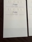 Letterhead 10 Sheets Of Cartier Vintage Stationery Unused Lot