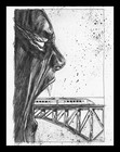 Blood Train  1 - Original Comic Cover   Print   Signed Issue By Michael Gaydos  
