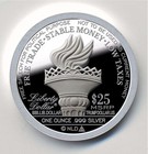 Low Taxes  2017   25 Msrp donald J Trump 1 Oz 999 Silver Coin 