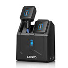 Lekato 5 8ghz Wireless Guitar System Transmitter Receiver With Charging Box