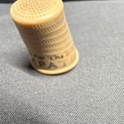 Kirk Vintage Original Plastic Sewing Thimble Advertising Star Pat Markings