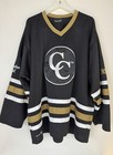 Canadian Club Whiskey Alcohol Collection Hockey Stitched Jersey 2xl Black Gold