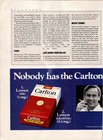 E j Brandy Carlton Cigarettes Vintage Magazine Ad 1989 Holiday