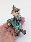 Vintage 1943 Pixie Elf Ceramic Figurine Early California Pottery Gardena As Is