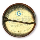 1932 Electrical Railway Trolly Employees Original Badge - Pin-back