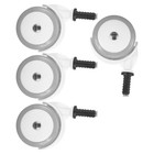  4 Pcs Baby Stroller Replacement Parts Silent Caster Swivel Wheels