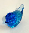 Ganz Crystal Expressions 2-tone Dark light Blue Bird Figurine Acrylic 2 1 2  X2 