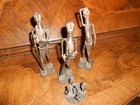 West African africa 4  Bronze Sculpture  Nigeria Benin 1900s-1940s