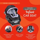 Baby Trend Secure Snap Tech Infant Car Seat  Lavender Ice