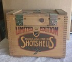 Ducks Unlimited 1985 Commemorative Gunners Wooden Federal Shot Shell Box Empty