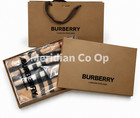 Burberry Classic Check Camel 100  Cashmere Scarf Made In Scotland Authentic