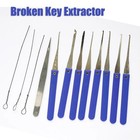  Locksmith Tool Kit Broken Key Extractor Set Tension Wrench Tools
