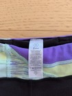 Ivivva Girls 10 Tight Black Rhythmic Reversible Compression Shorts Gymnastics