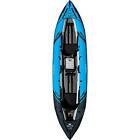 Aquaglide Chinook 120 Inflatable 12  Foot Kayak Kit Includes Pump - Blue black