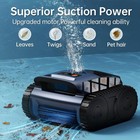 Robotic Pool Cleaner Cordless Pool Vacuum Robot Wall Climbing For Inground Pools