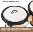 Eastrock Bongo Drum 4    And 5    Set For Adults Beginners Professionals