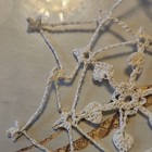 Vintage Macrame Snowflake Ornament 