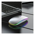 2 4ghz Wireless Optical Mouse Usb Rechargeable Rgb Cordless Mice For Pc Laptop