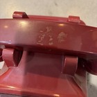 Western Electric Bell System Red Push Button Telephone Look Free Fast Ship